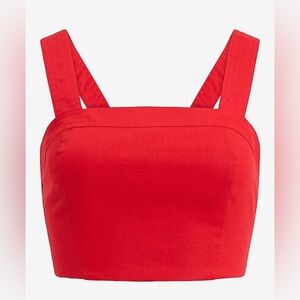 Express Vibrant Red Women's Crop Top